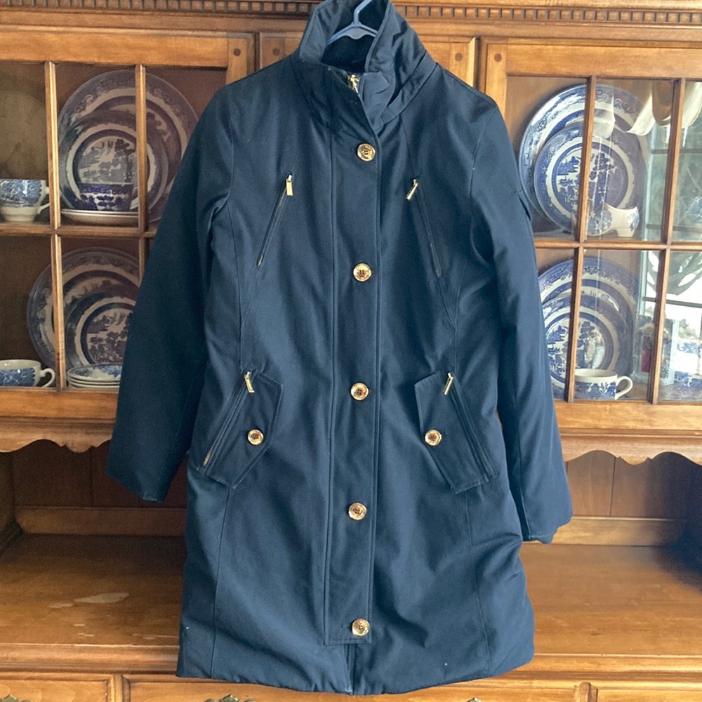 MICHAEL Michael Kors Down Feather Coat Small Blue BEAUTIFUL